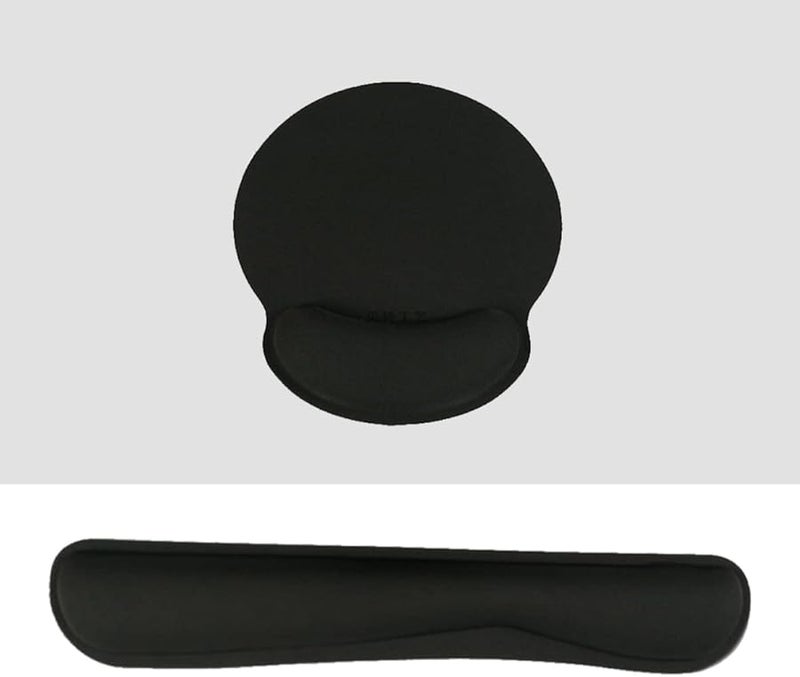 Veemoon Memory Foam Ergonomic Keyboard Wrist Rest Pad Support For Computer Use Black - Image 2